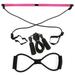 Portable Bar Kit Muscle Toning Bar with 8 Shaped Resistance Bands 2.8M Adjustable Jump Rope Home Gym Exercise Fitness Body Workout