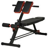 Soozier Upgraded Multi Functional Hyper Extension Dumbbell Weight Bench Adjustable Roman Chair Ab Sit up Decline Flat