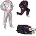 Opolski Unisex Sweat Sauna Exercise Gym Fitness Weight Loss Suit Top Pants Clothes Set