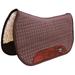 Equine Western Horse SADDLE PAD 28X32 DOUBLE BACK FLEECE LINED BROWN 3996
