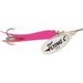 Mepps Flying C Treble Hook Inline Spinner Hot Pink with Silver Blade