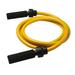 Champion Sports 3 lb Weighted Rubber Jump Rope 9 ft Fitness Jump Rope Yellow