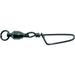 Spro SBSCLB-05-2 Ball Bearing Swivel With Coastlock Snap Black 165 lb