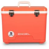 ENGEL 30 Qt Leak-Proof Compact Insulated Drybox Cooler - Coral