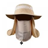 Detachable Sun Hats Hat Neck Cover Ear Flap UV Sun Protection Fishing Cap Summer