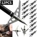 12PCS Hunting Triple Blade Crossbow Arrowhead Hunting Broadheads for Archery Arrows Crossbow Bolts Accessories