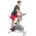 Sunny Health & Fitness Belt Drive Pro Lite Indoor Cycling Exercise Bike in White- SF-B1970