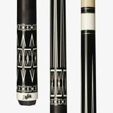 Dufferin D-539 Billiards Playing Cue Pool Stick Black Irish Linen Wrap Hard Rock Maple Everest Tip