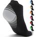 1/2/3/6 Pair Compression Running Socks For Men & Women -Fit for Athletic Travel& Medicalï¼ŒLow Cut Compression Running Sock with Ankle Support