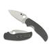 Spyderco Cool Gray G-10 Sage 1 Liner Lock PlainEdge Maxamet Steel Pocket Knife Knives