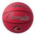 Champion Sports Size 6 Intermediate Rubber Outdoor Basketball- Red