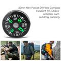 20mm 12pcs Mini Pocket Oil Filled Compass for Hiking Camping Outdoor Activities Accessory Outdoor Activities Accessories Pocket Compass