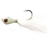 Mustad 1oz Glow Big Eye Bucktail Fishing Jig