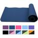 Yoga Mat TPE Eco-friendly Reversible None slip 1/4-inch Thick 24 Inches Wide 72 Inches Long For Pilates Exercise With Carry Strap