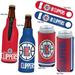 WinCraft LA Clippers Three-Piece Can Cooler & Bottle Opener Set