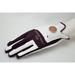 Copper Tech COPPERTECH Plus Woman s Golf Gloves ONE Size FIT Most Worn On Right Hand (White/Plum USA ONE Size FIT Most)