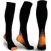 1/2/3/6 Pairs Compression Socks for Men Women Athletic Low Cut & Knee High Compression Socks Running Medical Socks