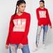 Adidas Tops | Adidas Originals Red Trefoil Hooded Sweatshirt S | Color: Orange/Red | Size: S