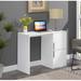 Ebern Designs Arballo Computer Desk Wood in White | 29.5 H x 40.25 W x 15.75 D in | Wayfair BCC16FD8C94A4914A5798126725FA66E