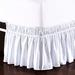 Red Barrel Studio® Griet Luxury Bed Skirt in White | 12 W x 6 D in | Wayfair D3939123994347C79C0FF4A389160416