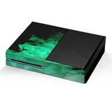 Skins Decal Vinyl Wrap for Xbox One Console - decal stickers skins cover -Orange Green Smoke