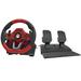 Hori - Red and Black Super Mario Kart Edition Nintendo Switch Deluxe Pro Video Game Racing Wheel