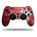 Skin for Sony PS4 Dualshock Controller PlayStation 4 Original Slim and Pro Bokeh Hex Red (CONTROLLER NOT INCLUDED)