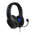 PDP Gaming LVL50 Wired Stereo Gaming Headset with Noise Cancelling Microphone: Black - PlayStation 5 PlayStation 4 PC