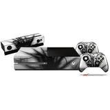 Lightning Black - Skin Bundle Decal Style Skin fits XBOX One Console Original Kinect and 2 Controllers (XBOX SYSTEM NOT INCLUDED)