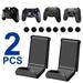 TSV 2 Pcs Game Controller Wall Mount Fit for PS4 PS3 Nintendo Switch Switch Lite and Xbox One Wireless Controllers Pro Gamepad Controller Headphone Wall Holder Mount Sturdy and Durable