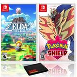 Nintendo The Legend of Zelda: Links Awakening Bundle with Pokemon Shield