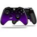 Smooth Fades Purple Black - Decal Style Skin fits Microsoft XBOX One ELITE Wireless Controller (CONTROLLER NOT INCLUDED) by WraptorSkinz