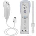 Luxmo 2in1 Built in Motion Plus Remote Controller Nunchuck Set Fo Wii&Wii U Console Video Games