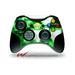 Radioactive Green - Decal Style Skin fits Microsoft XBOX 360 Wireless Controller (CONTROLLER NOT INCLUDED) by WraptorSkinz