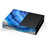 Skins Decal Vinyl Wrap for Xbox One Console - decal stickers skins cover -Crystal Blue Ice Marble