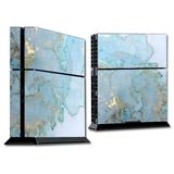 IT S A SKIN PS4 Controller Skin for Sony PlayStation 4 Console Controller Decal Stickers Skins Cover -Teal Blue Gold White Marble Granite