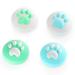 Switch Thumb Grip Caps 2 Pairs Mix & Match Joystick Cap Cute Soft Slim Silicone Cover Skin Decorate Personalize for Nintendo Switch & Switch Lite Joy-con Controller (4 in 1 Mint & Blue Cat Claw)