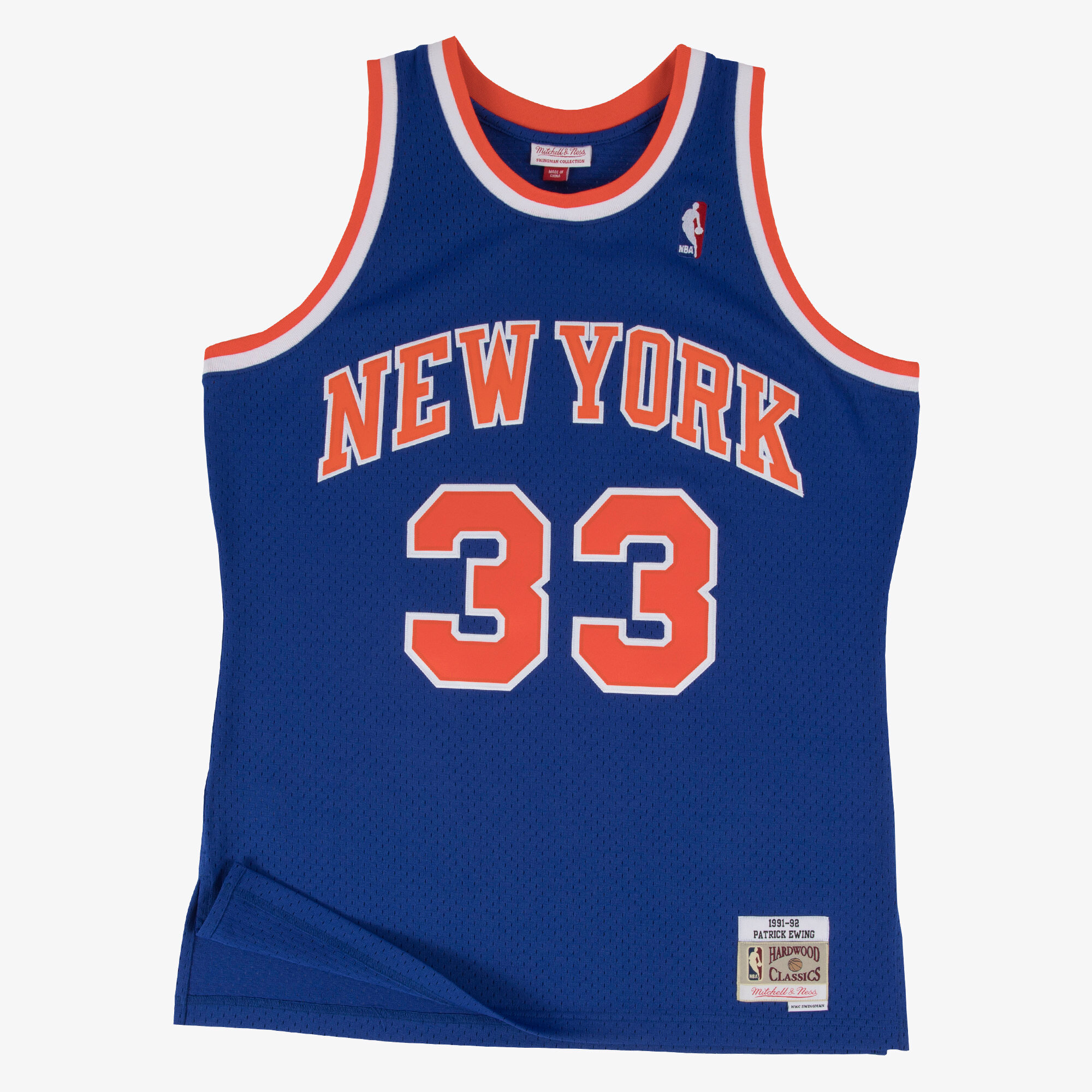 New York Knicks Mitchell & Ness Swingman Trikot Road Patrick Ewing 1991-92 Image