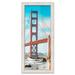 8x47 Frame White Picture Frame - Complete Modern Photo Frame Includes UV Acrylic Shatter Guard