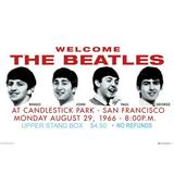 The Beatles - Candlestick Park Landscape Wall Poster 22.375 x 34