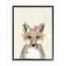 The Kids Room by Stupell Woodland Fox with Cat Eye Glasses Oversized Framed Giclee Texturized Art 16 x 1.5 x 20