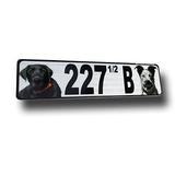 Dogs Cats Pets Reflective Address Plaque