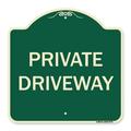 SignMission 18 x 18 in. Designer Series Sign - Private Driveway