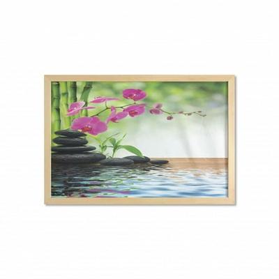 Spa Orchid Bamboo Modern Bathroom Minimalist WALL ART PRINT Picture Poster