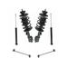 2004-2011 Chevrolet Aveo Front and Rear Shock Strut Coil Spring Sway Bar Link Kit - TRQ SKA71995