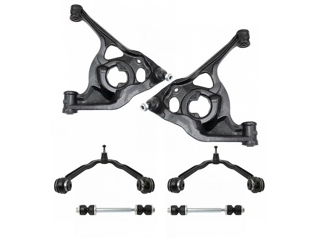 2003-2014 Chevrolet Express 1500 Front Control Arm Ball Joint Sway Bar Link Kit - TRQ PSA71976