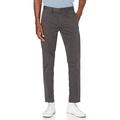 BOSS Mens Schino-Taber D Tapered-fit Chinos in Brushed Stretch-Cotton Satin Dark Grey