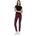 Replay Women's New Luz Hyperflex Colour Jeans, Aubergine, 26W / 28L