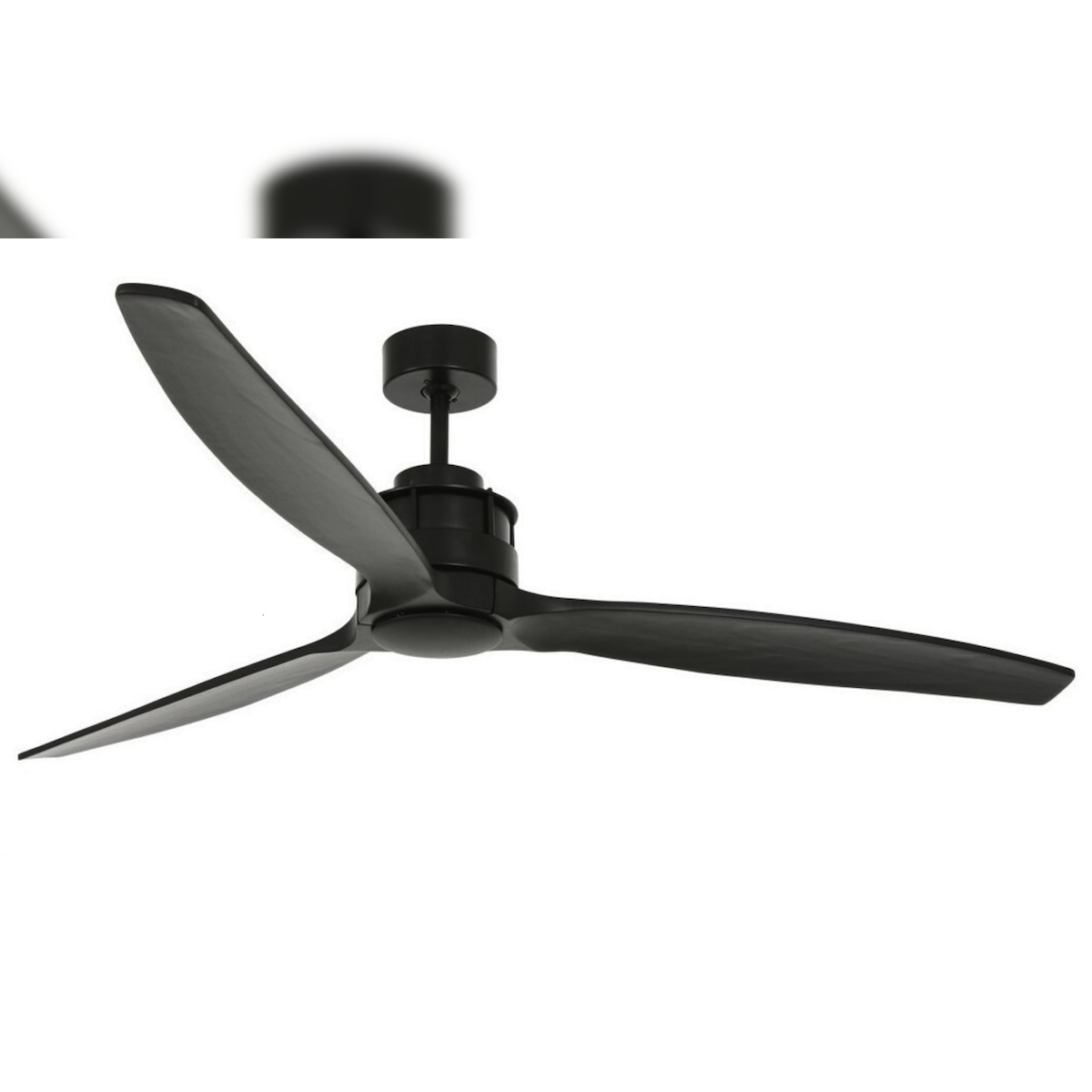 Lucci Energiespar Deckenventilator Airfusion Akmani Schwarz 152 Image