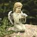 Napco 18569 Kneeling Angel with Dove Garden Statue
